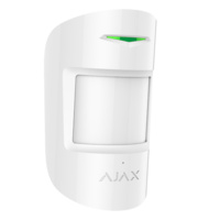 AJ-COMBIPROTECT-W  |  AJAX  -  Detector Volumétrico PIR y rotura de cristal  |  Inalámbrico apto para Interior  |  Grado 2