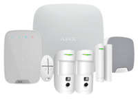 AJ-HUB2KIT-DP-PRO-W  |  AJAX  -  Kit de Alarma Profesional   |   Comunicación Ethernet y dual SIM GPRS