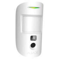 AJ-MOTIONCAM-PHOD-W  |  AJAX  -  Detector Volumétrico PIR Bidireccional  |  Cámara integrada  |  Apto para interior  |  Petición de imagen