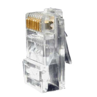 Conector RJ45 macho para crimpar (Bolsa 100 Conectores) - Cat.6