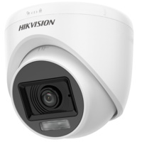 DS-2CE76D0T-LPFS(2.8mm)  |  HIKVISION  -   Cámara Domo 4en1 Gama Value  |  2 Mpx  |  Lente fija 2,8mm  |  Dual light: Smart IR 20 m y luz blanca 20 m  |  Micrófono integrado