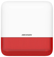 DS-PS1-E-WE (Red)  |  HIKVISION  -  Sirena de exterior vía  radio  |  110dB |  Serie AX PRO