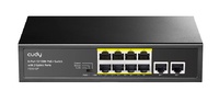 FS1010P  |  Switch PoE No Gestionable  |  8 puertos RJ45 10/100 Mbps + 2  Uplink RJ45 10/100 Mbps