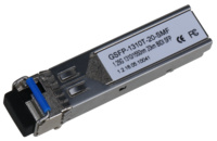 GSFP-1310T-20-SMF  |  DAHUA  -  Módulo óptico SFP monomodo (SM)  |  Conector LC para 1 fibra  |  1310nm / 1550nm