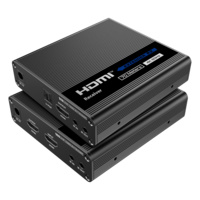 HDMI-EXT-4K  |  Extensor de video HDMI por UTP  |  Emisor y Receptor