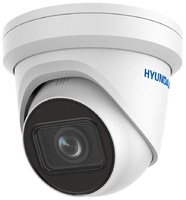 HYU-968  |  HYUNDAI  -  Cámara domo IP  AISENSE  |  8 Mpx  |  Lente  motorizada |  Leds IR 40 metros  |  Protección Perimetral y Detección Facial  |  Entrada/Salida de Audio y  Alarma