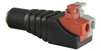 MK-64B  |  Conector DC macho con salida +/- de 2 terminales | 1 unidad 