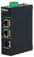 PFS3103-1GT1ET-60-V2  |  DAHUA  -  Switch  PoE 2 puertos 100Mbps + 1 puerto SFP Gigabit |  Puerto 1 admite 60W