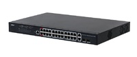 PFS4226-24GT-370  |  DAHUA  -  Switch 24 puertos PoE Gigabit + 2 puertos Up-link combo Gigabit