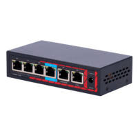 SF-POE-EXT0604-60  |  Hi-PoE Extender Switch  |  4 puertos PoE + 2 Uplink RJ45