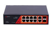 SF-SW1208HIPOE-GF-120  |  SAFIRE  -  Switch Hi-PoE  |  8 puertos PoE + 2 SFP + 2 RJ45  |  No Gestionable  |  120W