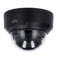 UV-IPC324LE-DSF28K-G-BLACK  |  UNIVIEW   -  Cámara IP Domo |  4 Mpx  |  Lente 2.8 mm | Leds IR  30 metros  |  Ranura para microSD