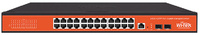 WI-MS326GF  |  WI-TEK  -  SWITCH POE  Gestionable L2 de 24 PoE Gigabit + 2 SFP Gigabit