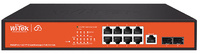 WI-PCMS310GF  |  WI-TEK  -  SWITCH POE Gestionable de 8 PoE + 2 SFP  |  140W