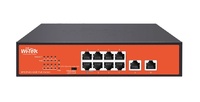 WI-PS210G V4  |  WI-TEK  -  Switch de 8 PoE + 2 Up-link Ethernet Gigabit  |  Modo CCTV hasta 250 m  |  120W