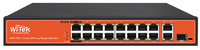 WI-PS518G  |  WI-TEK  -  SWITCH POE No Gestionable de 16 PoE + 1 Ethernet Gigabit + 1 Combo Gigabit